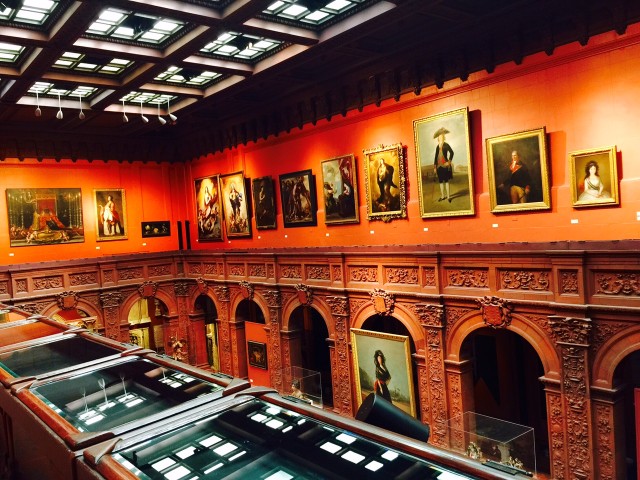 The 2nd floor of the Hispanic Society Museum and Library.