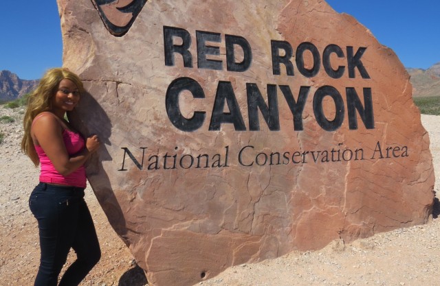 The Red Rock Canyon official entrance.